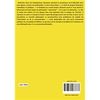 Schopenhauer éducateur