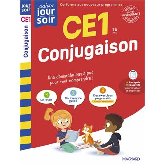 Conjugaison CE1 - Cahier Jour Soir
