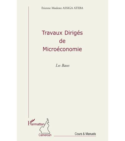 Travaux dirigés de microéconomie