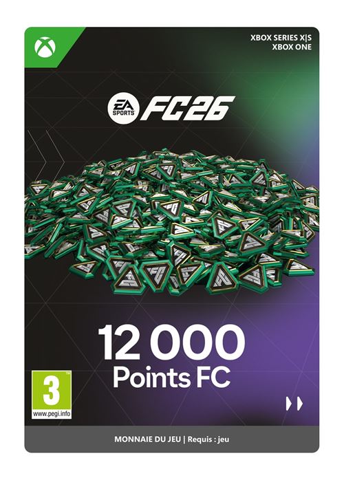 Code de téléchargement EA Sports FC 26 12000 Points FC