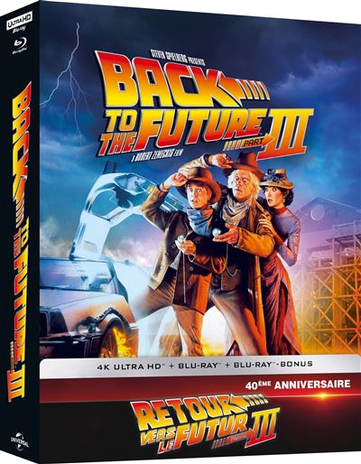 Retour vers le futur 3 Édition Collector Limitée SteelBook® Blu-ray 4K Ultra HD