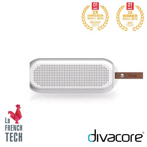 Enceinte Bluetooth Divacore Bloop Argent