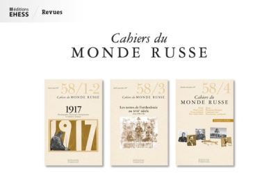 Cahiers du monde Russe 59/2-3
