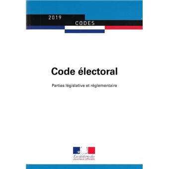 Code électoral - Parties législative et réglementaire