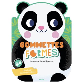 Gommettes formes - coucou petit panda