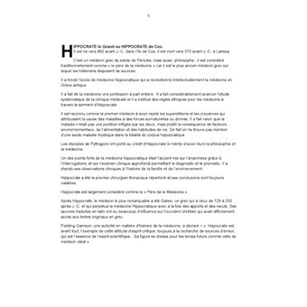 Le médecin traitant et le dossier médical.