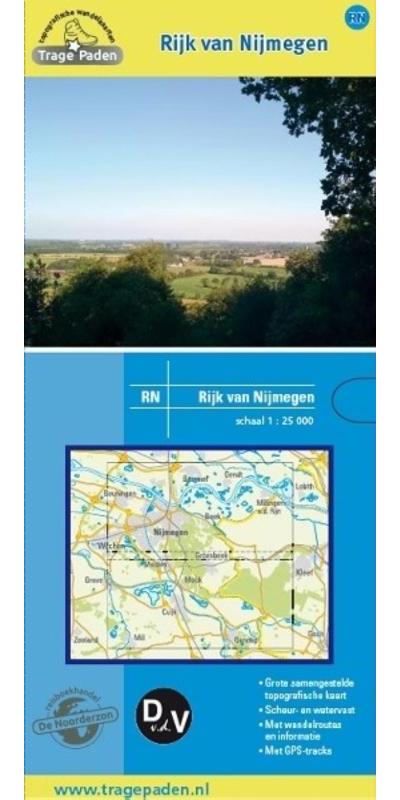 Topografische wandelkaart Rijk van Nijmegen