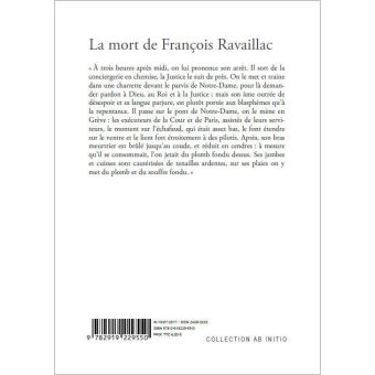 La mort de François Ravaillac