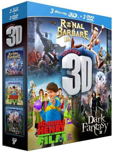 Horrible Henry - Ronal le barbare - Dark Fantasy - Coffret Blu-Ray 3D