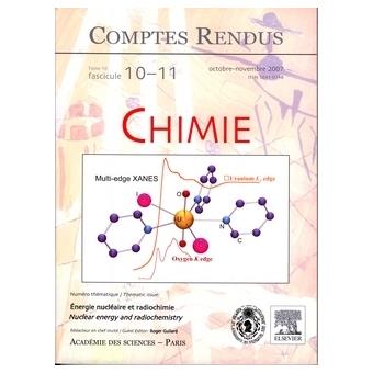 Comptes rendus academie des sciences chimie tome 10 fasc 101