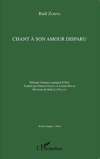 Chant à son amour disparu