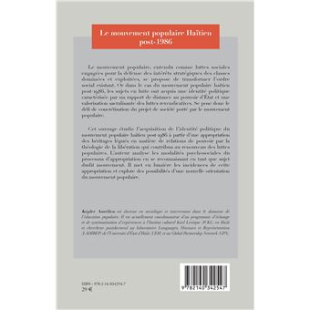 Le mouvement populaire Haïtien post-1986