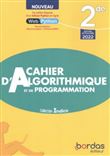 Indice Maths 2de 2022 Cahier d'algorithmique et de programmation élève