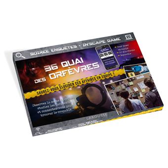IN'SCAPE GAME Enquête au 36 quai des Orfèvres