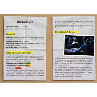 IN'SCAPE GAME Enquête au 36 quai des Orfèvres