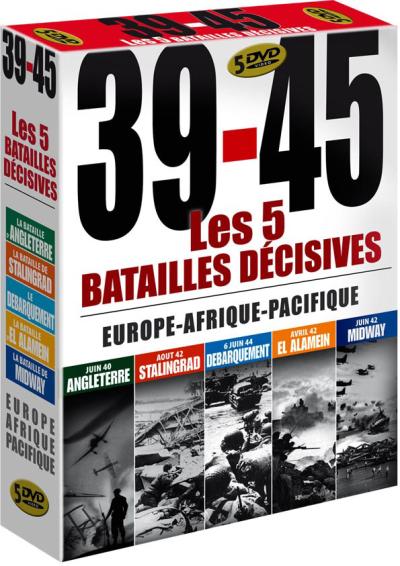 39-45 : Les Batailles Décisives Coffret 5 DVD