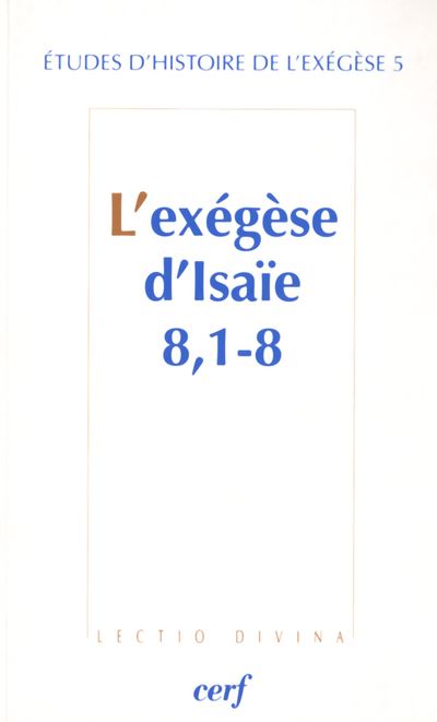 L'exégèse d'Isaïe 8, 1-8