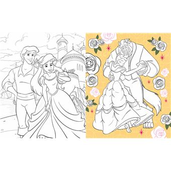 DISNEY PRINCESSES - Mes Coloriages de Rêve - Robes féeriques