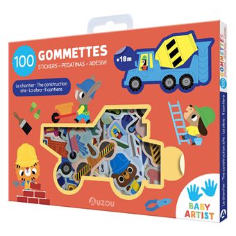Ma pochette de 100 gommettes - le chantier