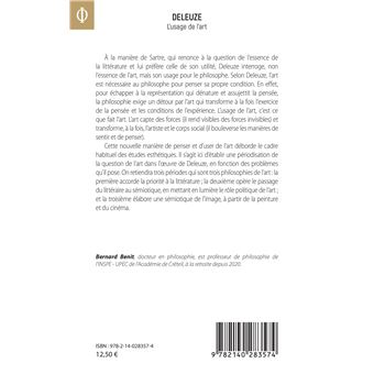 Deleuze. L'usage de l'art