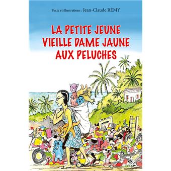 La petite jeune vieille dame jaune aux peluches