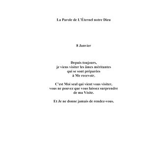 LA PAROLE de L'ETERNEL notre DIEU