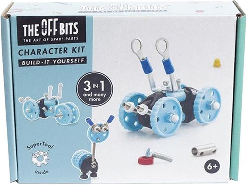 Offbits Bouwpakket Charactar Kit 3-in-1 Kit Blauw
