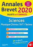 Annales Brevet 2020 Sciences