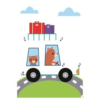 Je relie les points de 1 à 30