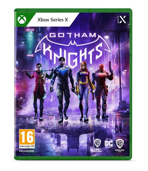 Pochette avant du jeu Gotham Knights Xbox Series X