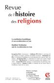 Revue de l'histoire des religions - Nº4/2022 La méditation bouddhique et son acculturation en Asie