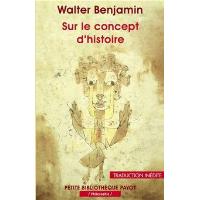 Sur le concept d'histoire