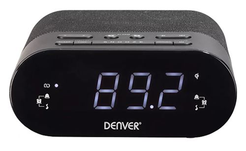 Denver Noir Réveil Led Avec Radio - Image 3