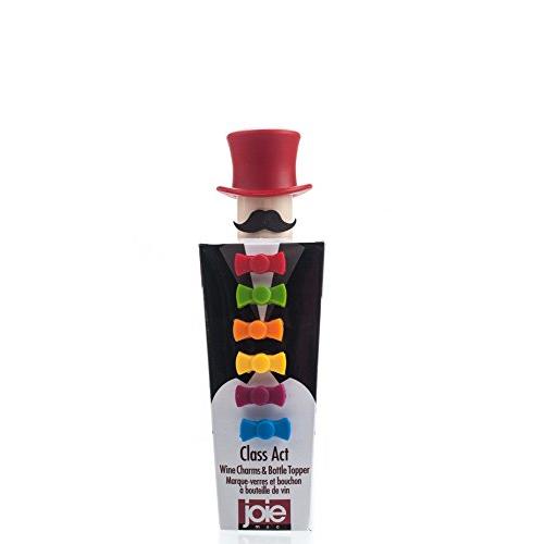 JOIE-MSC HAT TOPPER AND BOWTIE CHARMS INDICATOR GLASS 6 PCS