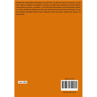 Lettres choisies de Mme de Sévigné