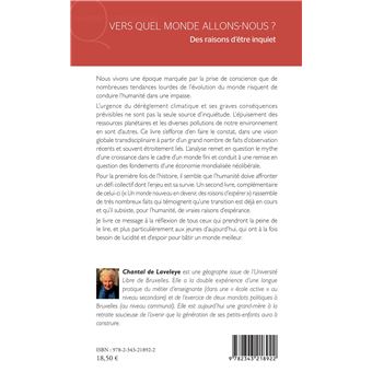 Vers quel monde allons-nous ?