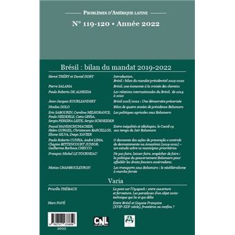 Brésil : bilan 201-2019 du mandat de Jair Bolsonaro