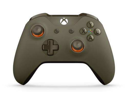 Manette Xbox One Sans Fil Verte et Orange