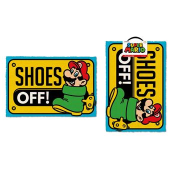 Tapis brossé Super Mario "Shoes Off"