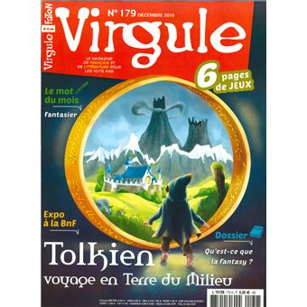 Virgule N°179 John Ronald Reuel Tolkien - décembre 2019