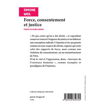 Force, consentement et justice