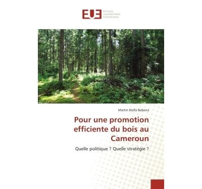 Pour une promotion efficiente du bois au Cameroun