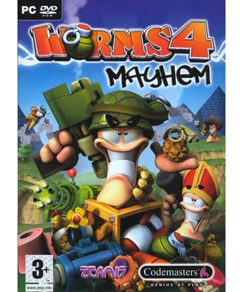 Jeu XBOX Worms 4 (Worms Forts: Under Siege) - Rare - Complet FR - Proche Neuf