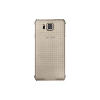 Samsung Galaxy Alpha - 4G smartphone - RAM 2 Go / Mémoire interne 32 Go - écran OEL - 4.7" - 1280 x 720 pixels - rear camera 12 MP - or givré