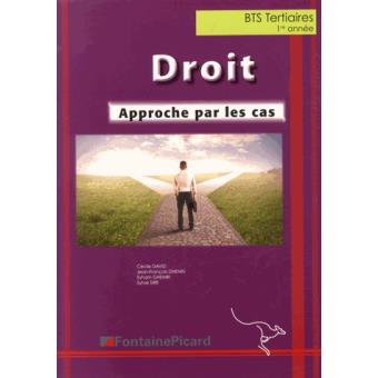 Droit bts1 - approche par les cas - 1