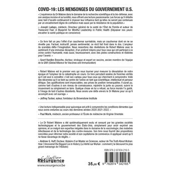 COVID-19 - Les mensonges du gouvernement U.S. - Clefs pour une bio-éthique rigoureuse
