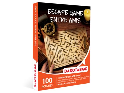 Coffret cadeau Dakotabox Escape game entre amis