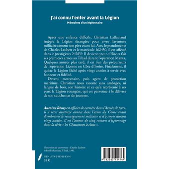 J'ai connu l'enfer avant la Légion