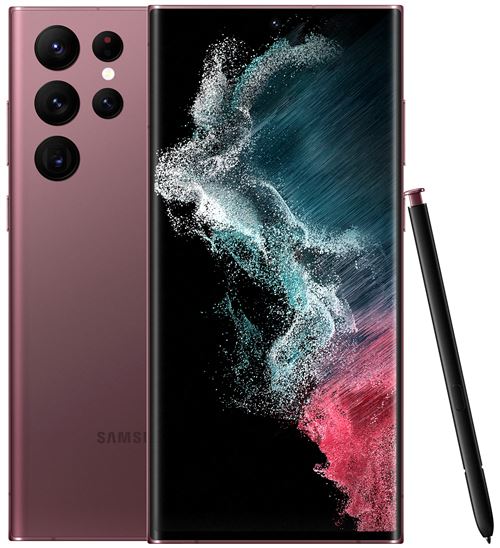SAMSUNG GALAXY S22 ULTRA 5G 512GB BURGUNDY dispo dans 2 à 4 semaines