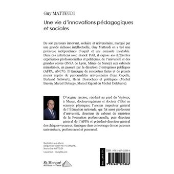 Une vie d'innovations pédagogiques et sociales